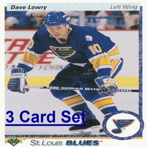 Dave Lowry Hockey Card Collection